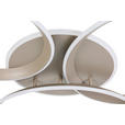 LED-DECKENLEUCHTE Velora 96/84/10 cm   - Sandfarben, Design, Kunststoff/Metall (96/84/10cm) - Dieter Knoll