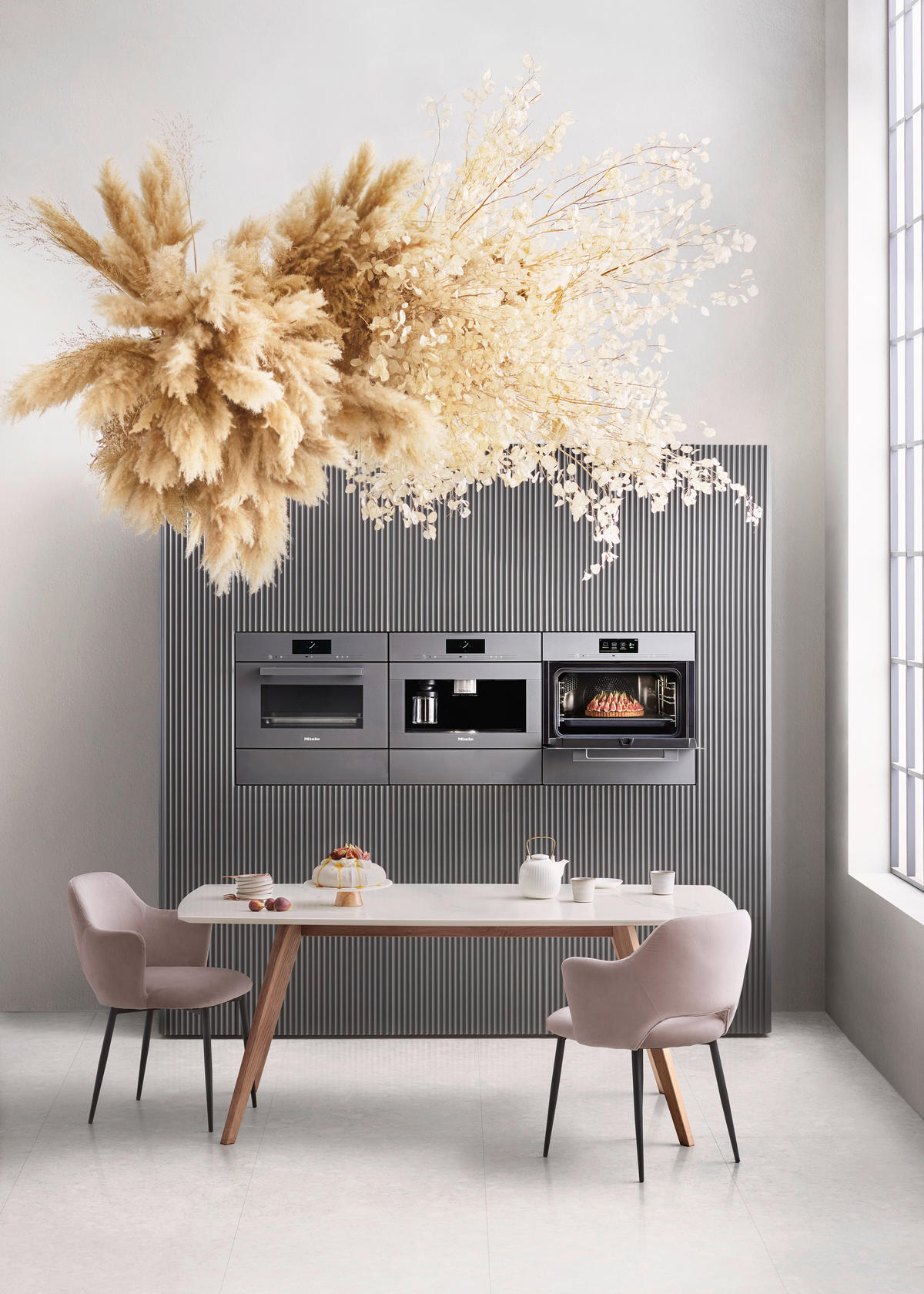 EINBAUBACKOFEN H 7364 BP  - Edelstahlfarben, Basics, Glas/Metall (59,5/59,6/56,9cm) - Miele