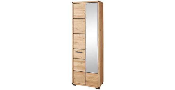 GARDEROBE 268/204/41 cm  - Wildeiche/Graphitfarben, Natur, Holz/Holzwerkstoff (268/204/41cm) - Linea Natura