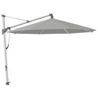 AMPELSCHIRM 350x350 cm Dunkelgrau  - Dunkelgrau/Alufarben, MODERN, Textil/Metall (350/350cm) - Glatz