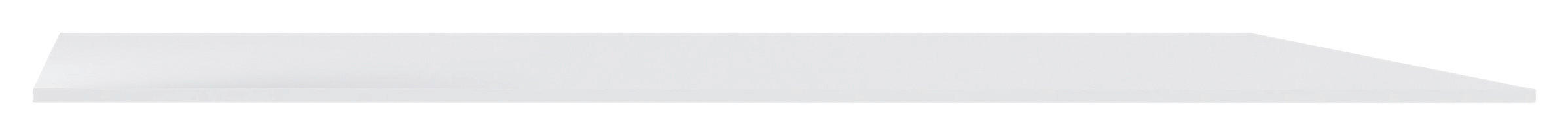 VRCHNÁ DOSKA - biela s vysokým leskom, Konventionell, kompozitné drevo (183/1,6/42cm) - Hom`in
