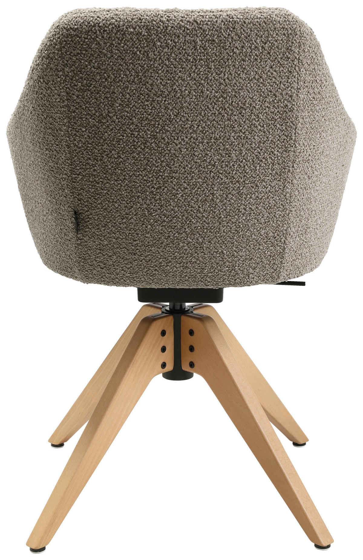 ARMLEHNSTUHL  in Flachgewebe  - Eichefarben/Naturfarben, Design, Holz/Textil (58/82,5-85,2/60cm) - Johann Jakob