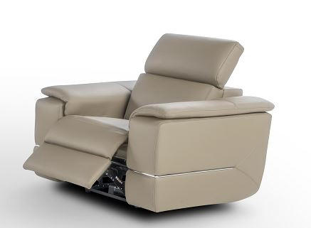 FOTEL - taupe, Basics, bőr (110/84/101cm) - Calia Italia