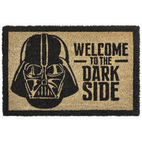 FUßMATTE   Braun, Schwarz  - Schwarz/Braun, Basics, Kunststoff/Textil (60/40/0,15cm) - Star Wars