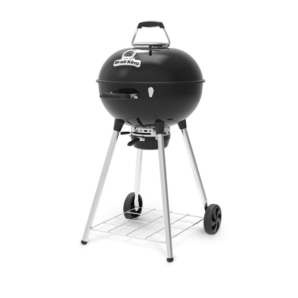 ROŠTILJ OKRUGLI  crna visoki sjaj  - crna visoki sjaj, Basics, metal (57/118/57cm) - Broil King