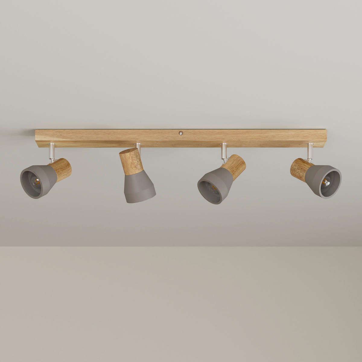 STRAHLER Alina 77/7,2/12,3 cm  - Eschefarben/Grau, Natur, Holz/Stein (77/7,2/12,3cm) - Novel