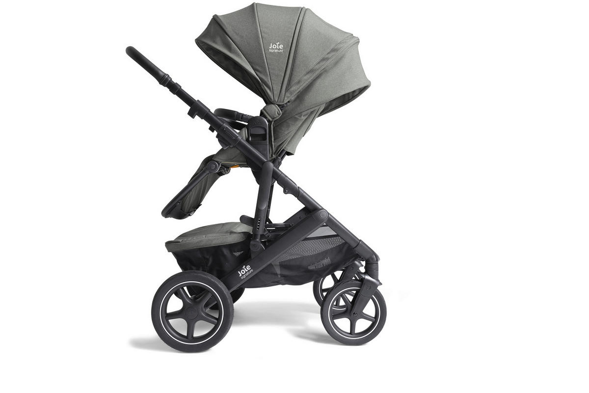 KINDERWAGENSET Signature 2025  - Schwarz/Olivgrün, Basics, Metall (65/109/97cm) - JOIE SIGNATURE