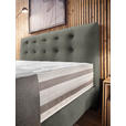 BOXSPRINGBETT 160/200 cm  in Grau  - Grau, KONVENTIONELL, Holz/Textil (160/200cm) - Dieter Knoll