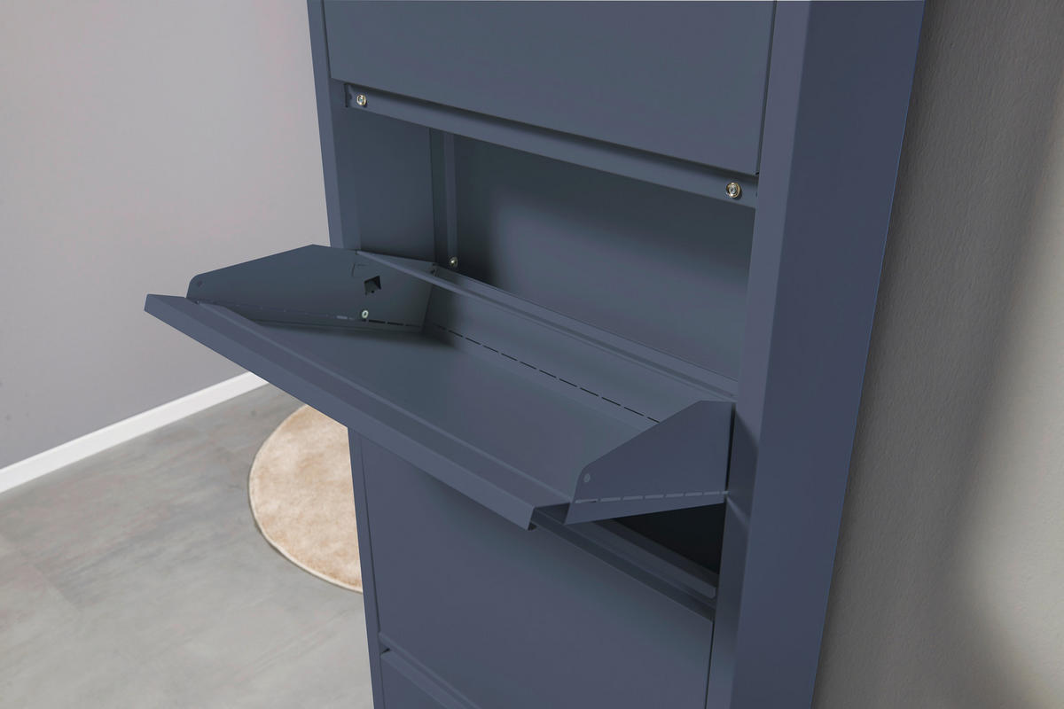 SCHUHKIPPER  in 51/170/16 cm  - Blau, MODERN, Metall (51/170/16cm) - Boxxx