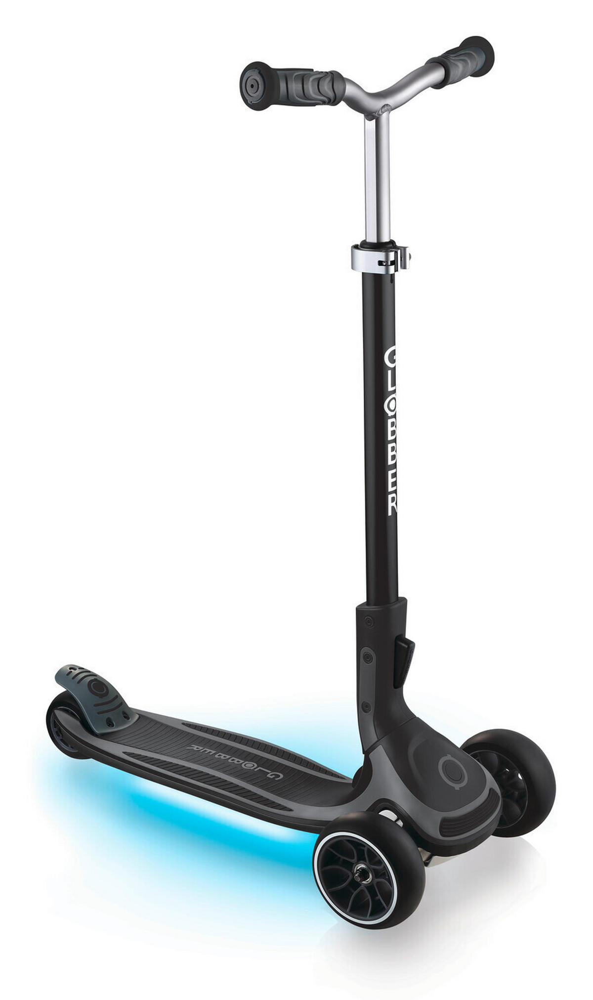 SCOOTER ULTIMUM LIGHTS  - Grau, Basics, Kunststoff/Metall (63/39,5/101cm) - GLOBBER
