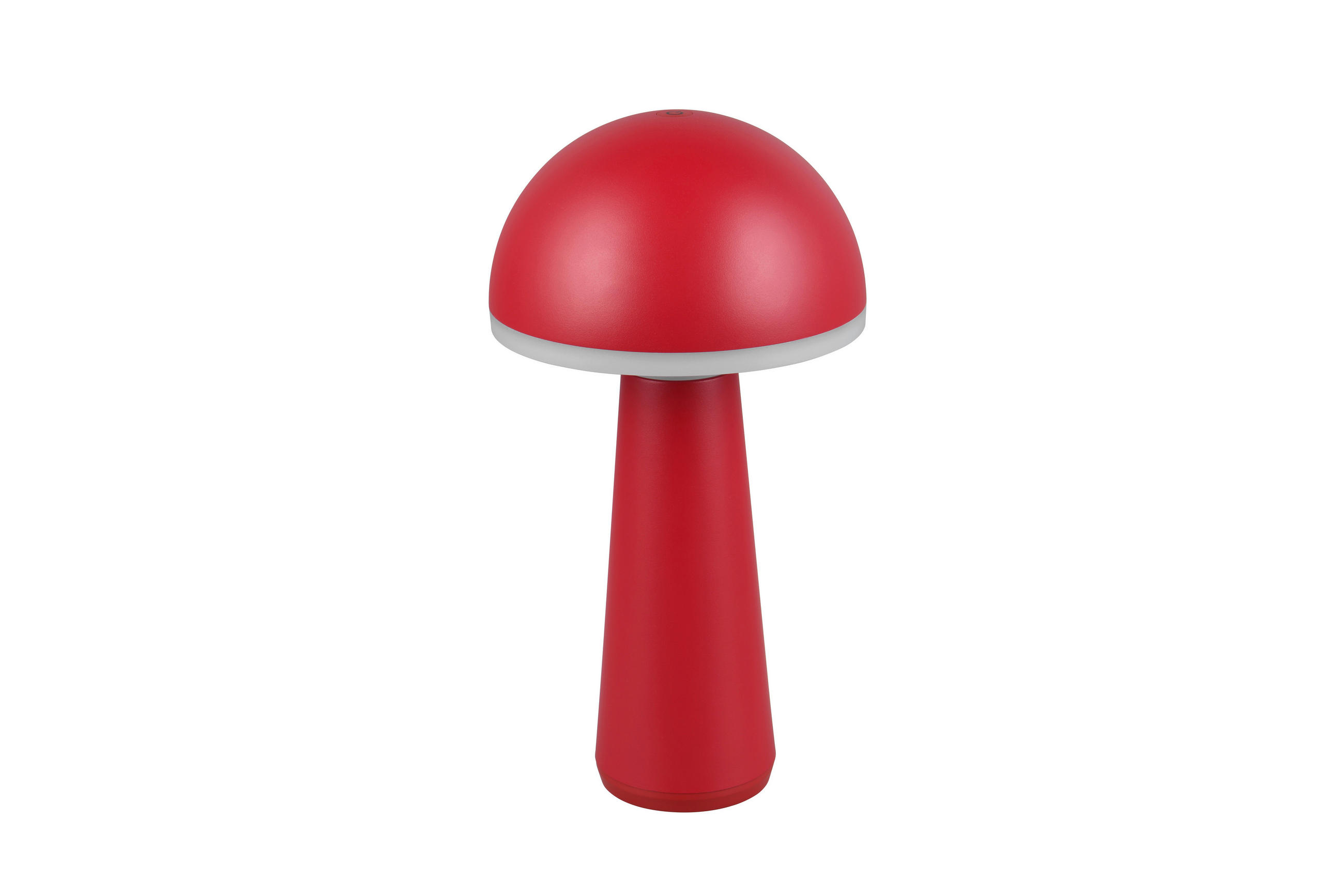 AKKU-TISCHLEUCHTE - Rot, Trend, Metall (16/31cm)