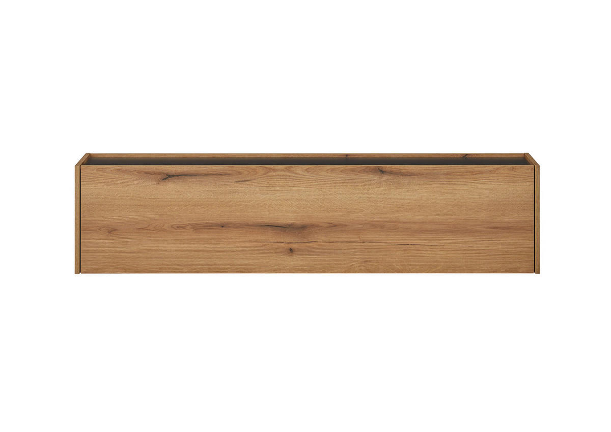 HÄNGEELEMENT Anthrazit, Eichefarben  - Eichefarben/Anthrazit, Design, Holzwerkstoff (150/35/30cm) - Modante