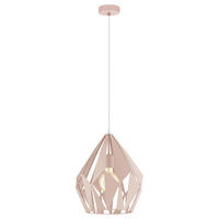 HÄNGELEUCHTE 31/150 cm    - Hellrosa, Lifestyle, Metall (31/150cm) - Eglo