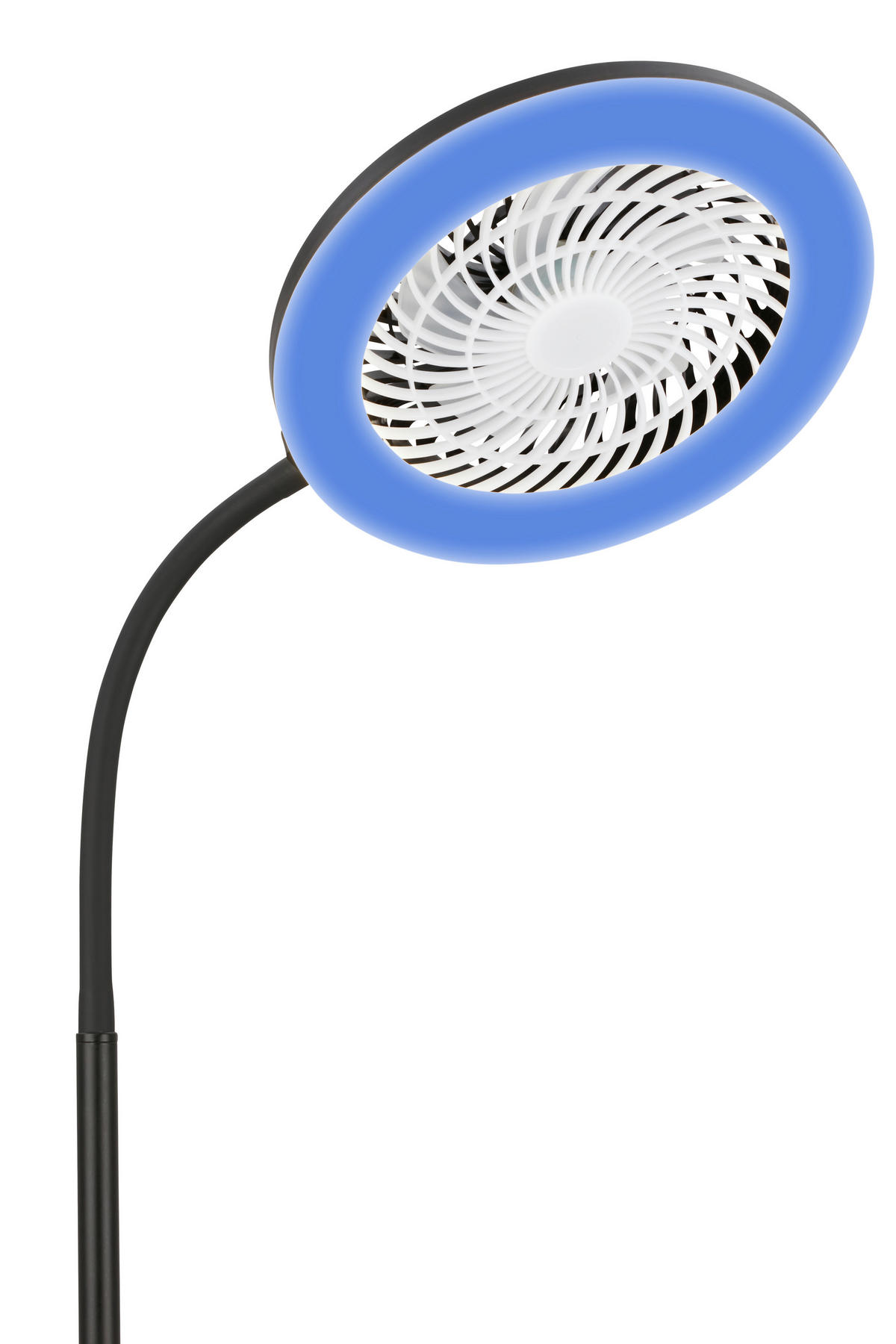 STOJANOVÝ VENTILÁTOR - čierna, Design, kov/plast (28/1850cm)