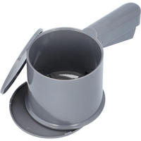 MEHLSIEB  - Anthrazit, KONVENTIONELL, Kunststoff (11/10/21,5cm) - Birkmann