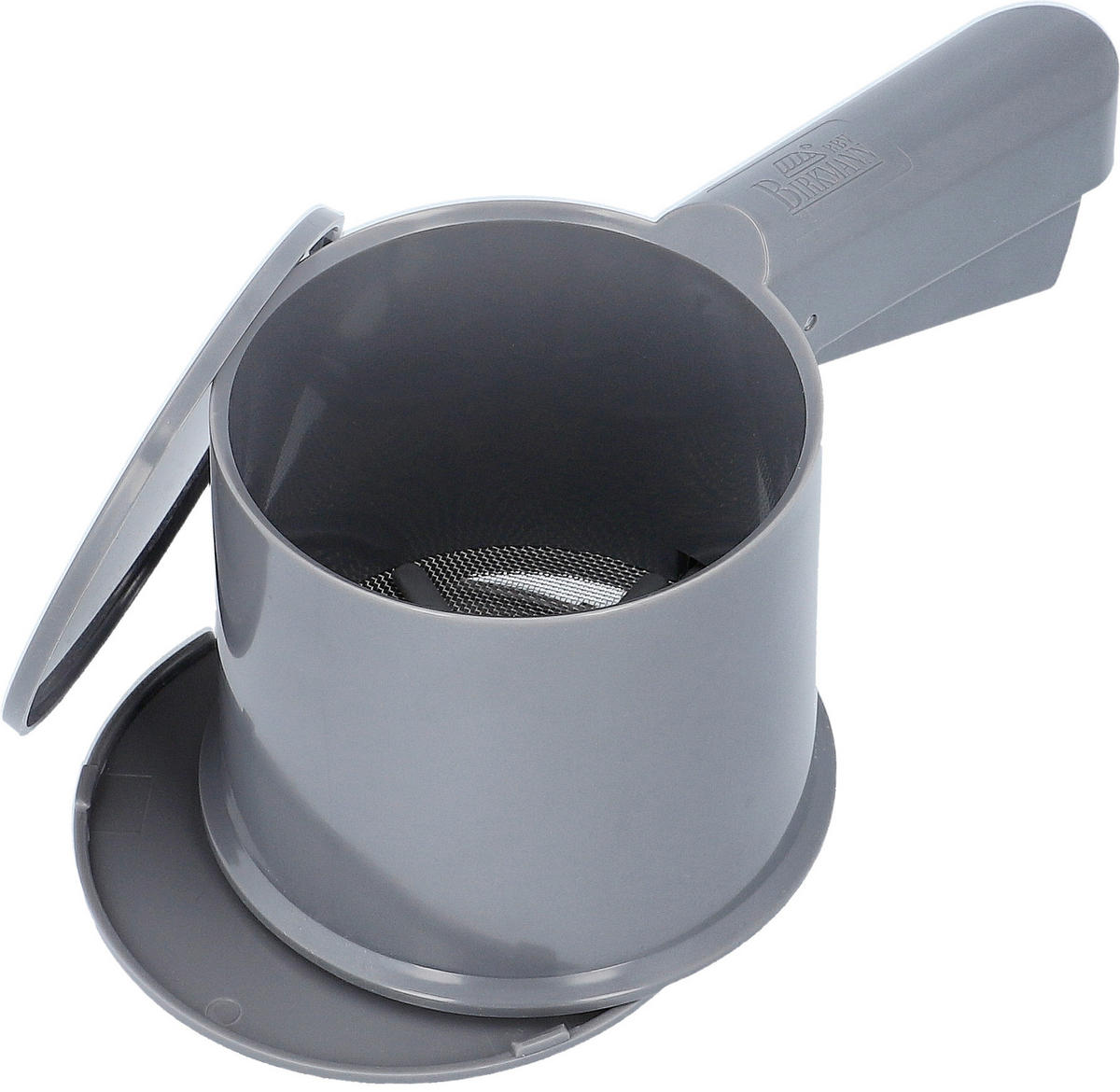 MEHLSIEB  - Anthrazit, KONVENTIONELL, Kunststoff (11/10/21,5cm) - Birkmann