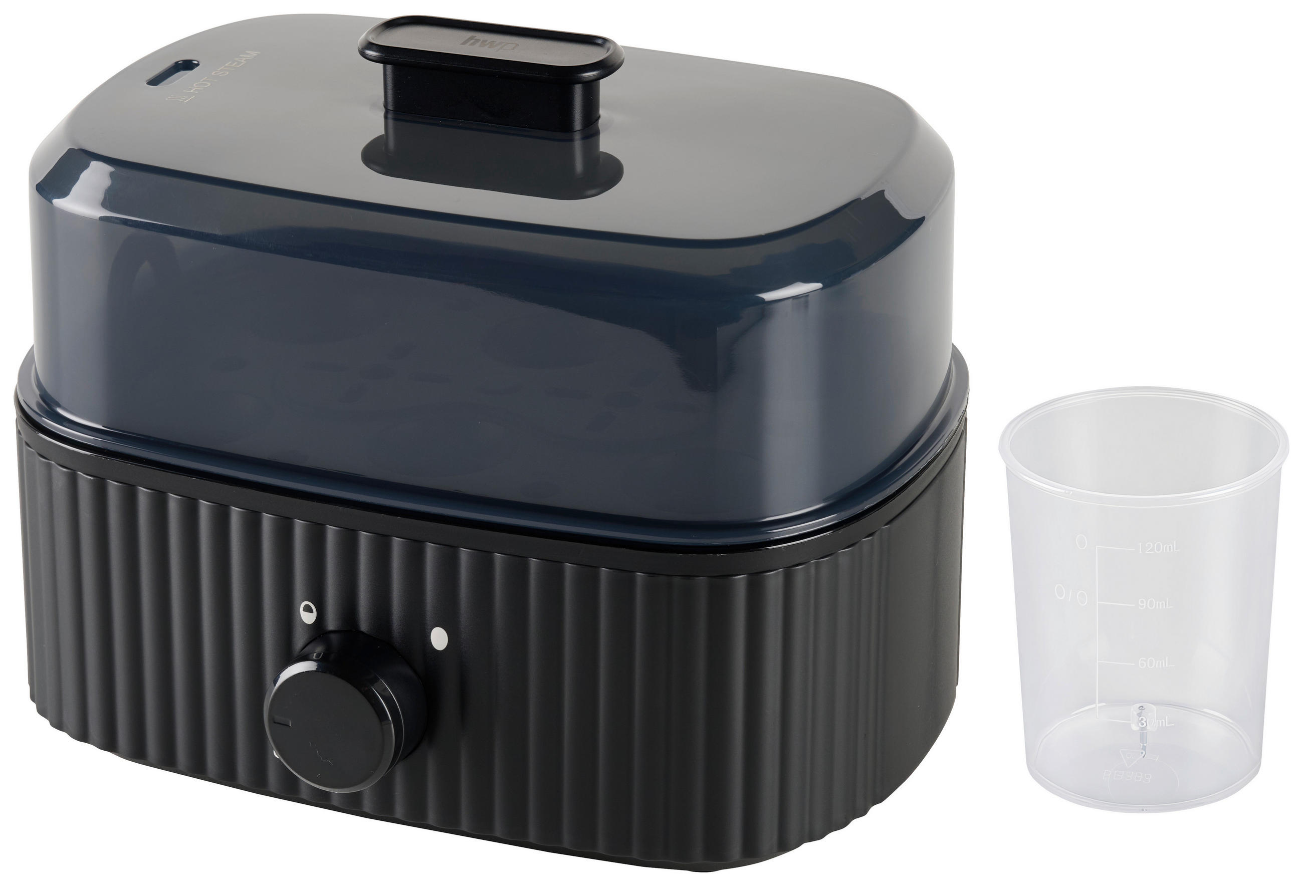 EIERKOCHER  - Schwarz, Trend, Kunststoff/Metall (19,6/16,1/15,3cm) - Homeware Profession.