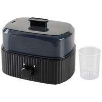 EIERKOCHER  - Schwarz, Trend, Kunststoff/Metall (19,6/16,1/15,3cm) - Homeware Profession.