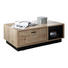 COUCHTISCH in Holzwerkstoff 110/58/38 cm - Eichefarben/Schwarz, KONVENTIONELL, Holzwerkstoff/Metall (110/58/38cm) - Carryhome COUCHTISCH in Holzwerkstoff 110/58/38 cm - Eichefarben/Schwarz, KONVENTIONELL, Holzwerkstoff/Metall (110/58/38cm) - Carryhome