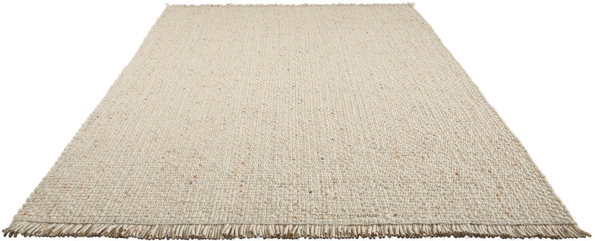 HANDWEBTEPPICH Wohnzimmer 200/290 cm Beige rechteckig  - Beige, Basics, Textil (200/290cm) - Linea Natura