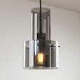 HÄNGELEUCHTE 18/150 cm  - Dunkelgrau, Design, Glas/Metall (18/150cm) - Dieter Knoll