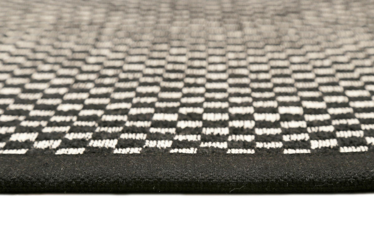 HANDWEBTEPPICH 160/230 cm Paulsen Schwarz rechteckig  - Schwarz, Trend, Textil (160/230cm) - Esprit