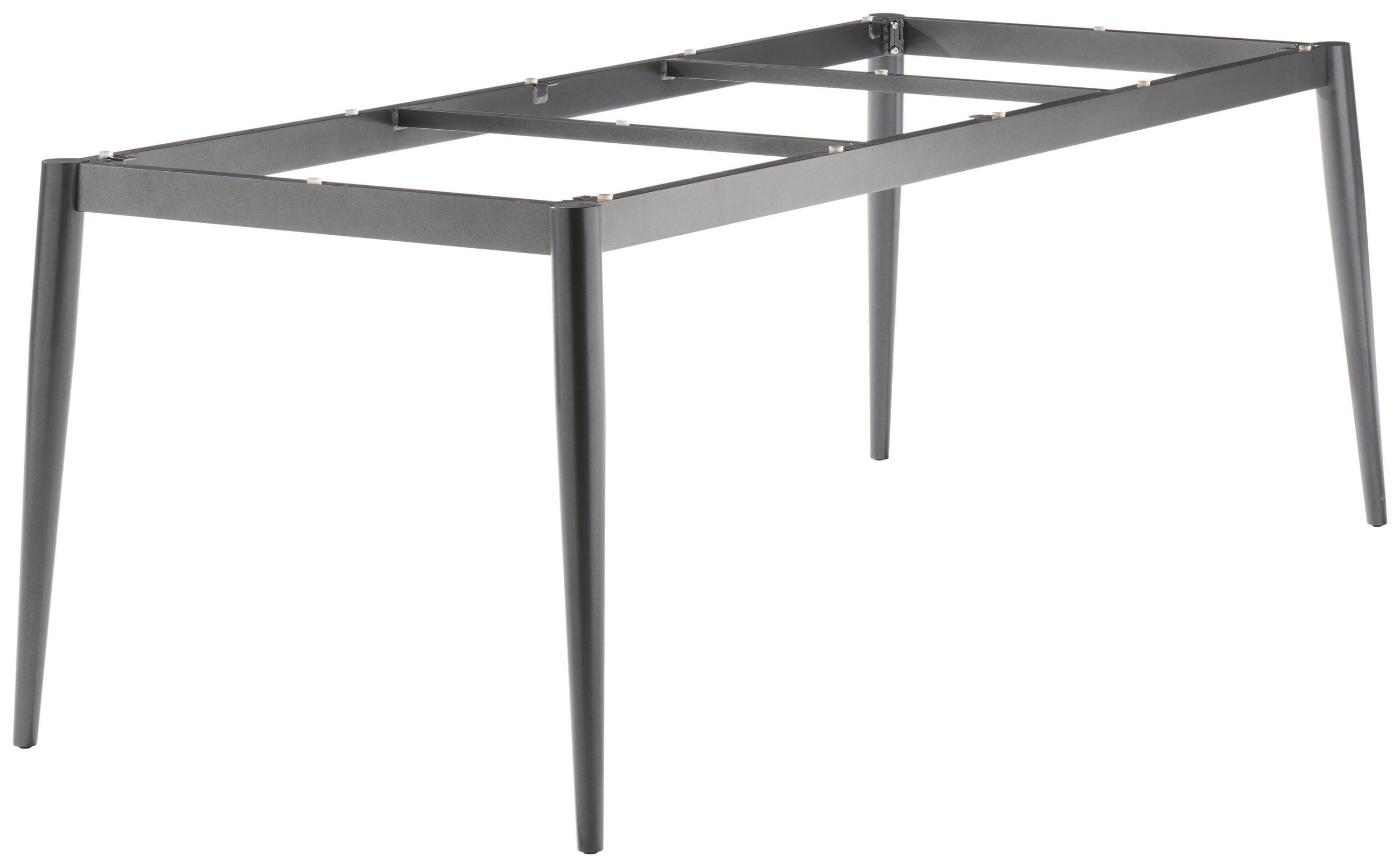 Sieger Gartentischgestell Grau 100x73x220 cm