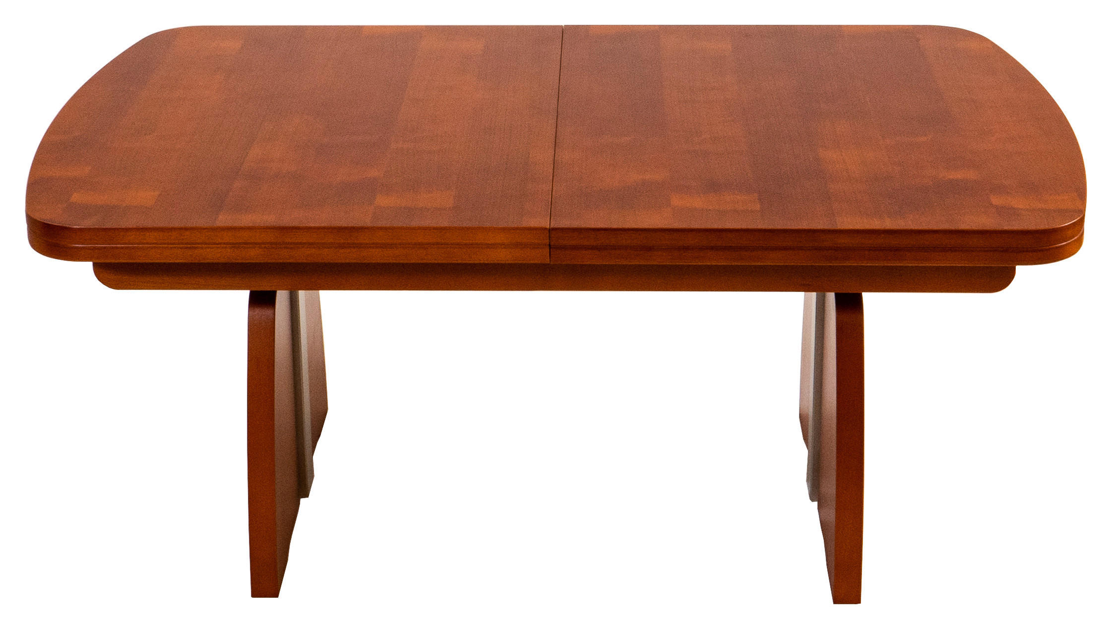 COUCHTISCH Kirschbaum furniert 125-245/75/55-74 cm rechteckig Kirschbaumfarben, Silberfarben  - Kirschbaumfarben/Silberfarben, KONVENTIONELL, Holz/Metall (125-245/75/55-74cm) - Venda