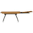 AUSZIEHTISCH Schwarz, Eichefarben rechteckig  ausziehbar, in verschiedenen Größen erhältlich  - Eichefarben/Schwarz, Design, Holz/Holzwerkstoff (160(210)/90/76cm) - Moderano