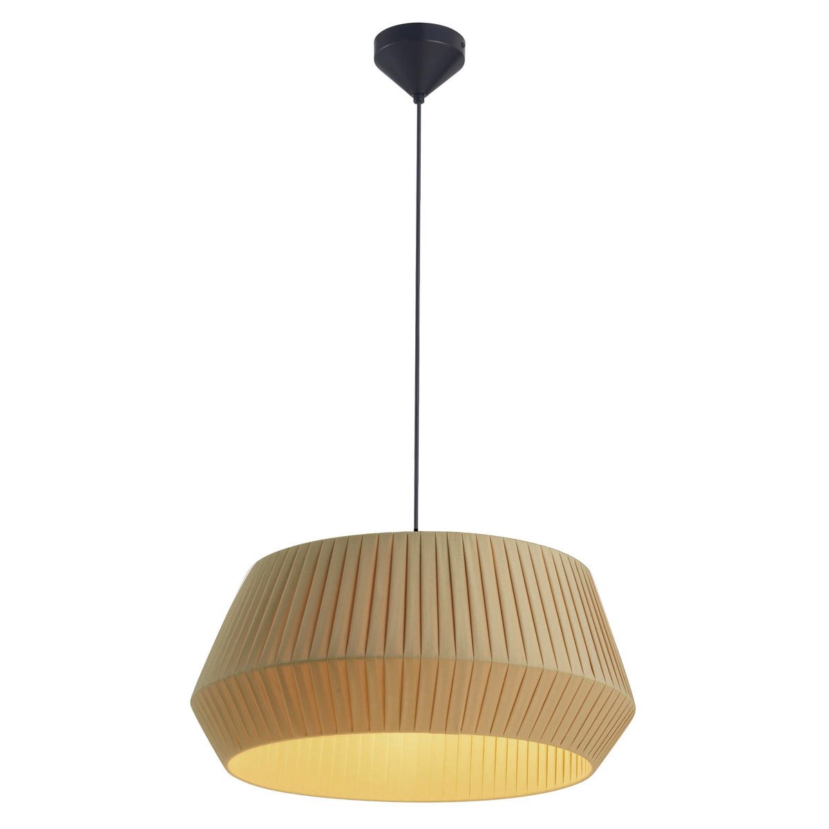 HÄNGELEUCHTE 53/236,5 cm   - Beige, Natur, Textil (53/236,5cm) - Nordlux