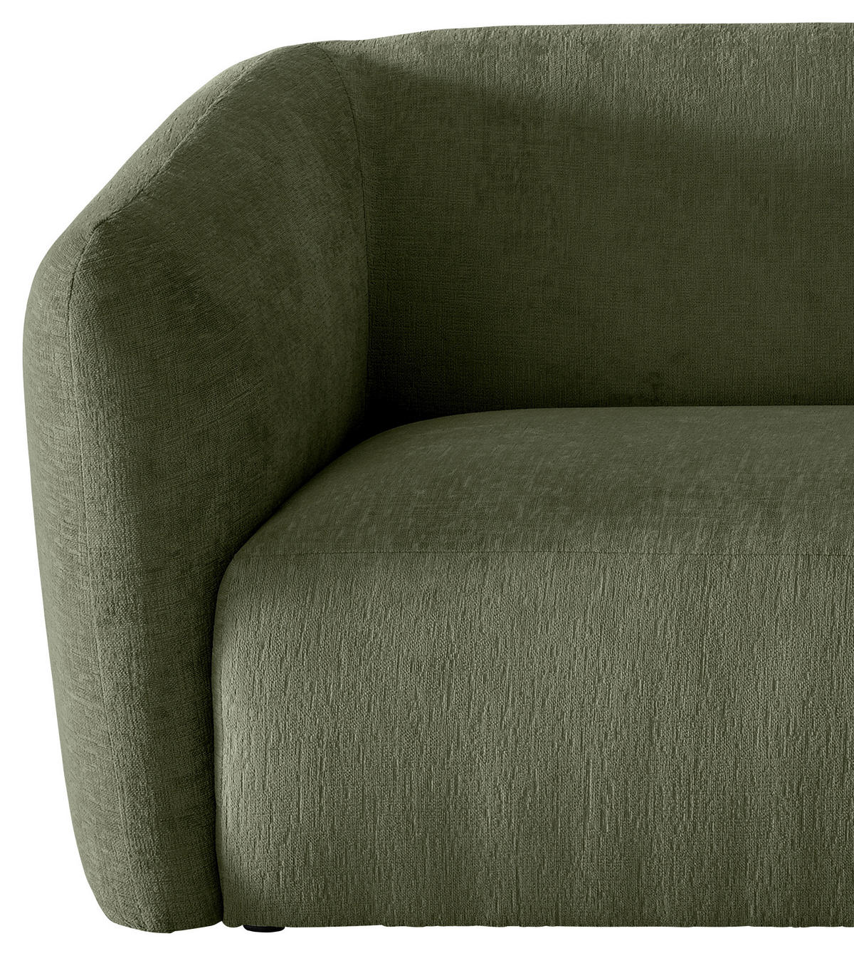 ECKSOFA in Mikrofaser Grün  - Schwarz/Grün, Modern, Kunststoff/Textil (238/107cm) - Livetastic