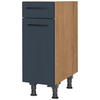 SCHUBKASTENUNTERSCHRANK 30/87/56 cm  in Blau, Eichefarben  - Blau/Eichefarben, MODERN, Holzwerkstoff/Metall (30/87/56cm) - Nobilia