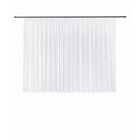 FERTIGSTORE  transparent  450/175 cm   - Weiß, Basics, Textil (450/175cm)