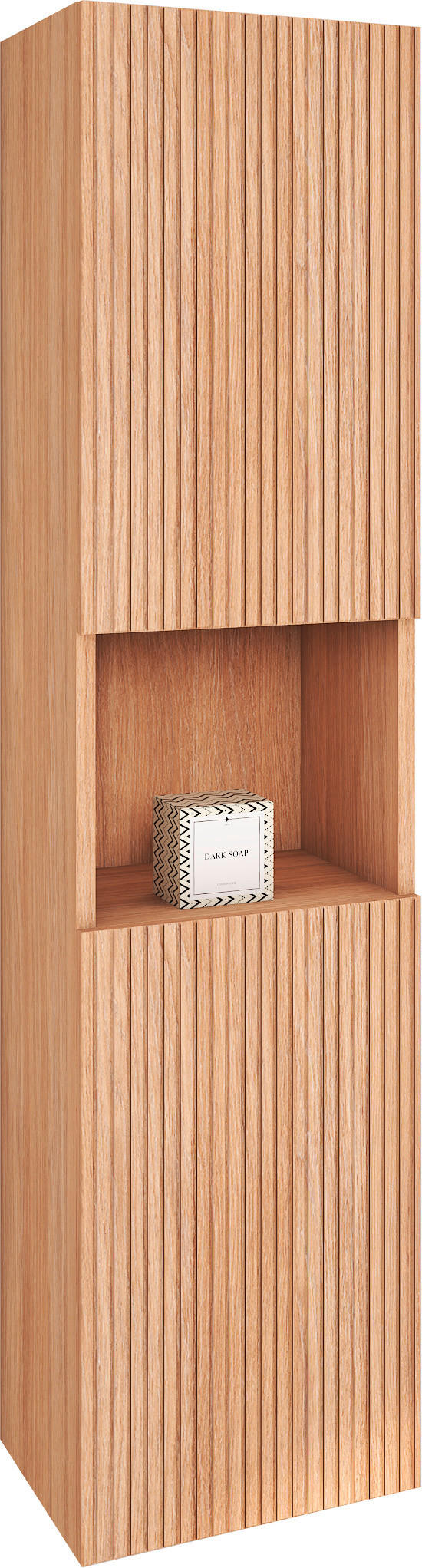 Stylife BOČNÁ SKRINKA, farba duba, farba duba, 33/130/33 cm