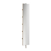 HOCHSCHRANK 31,6/195/21 cm  - Eichefarben, Design, Glas/Holz (31,6/195/21cm) - Voglauer