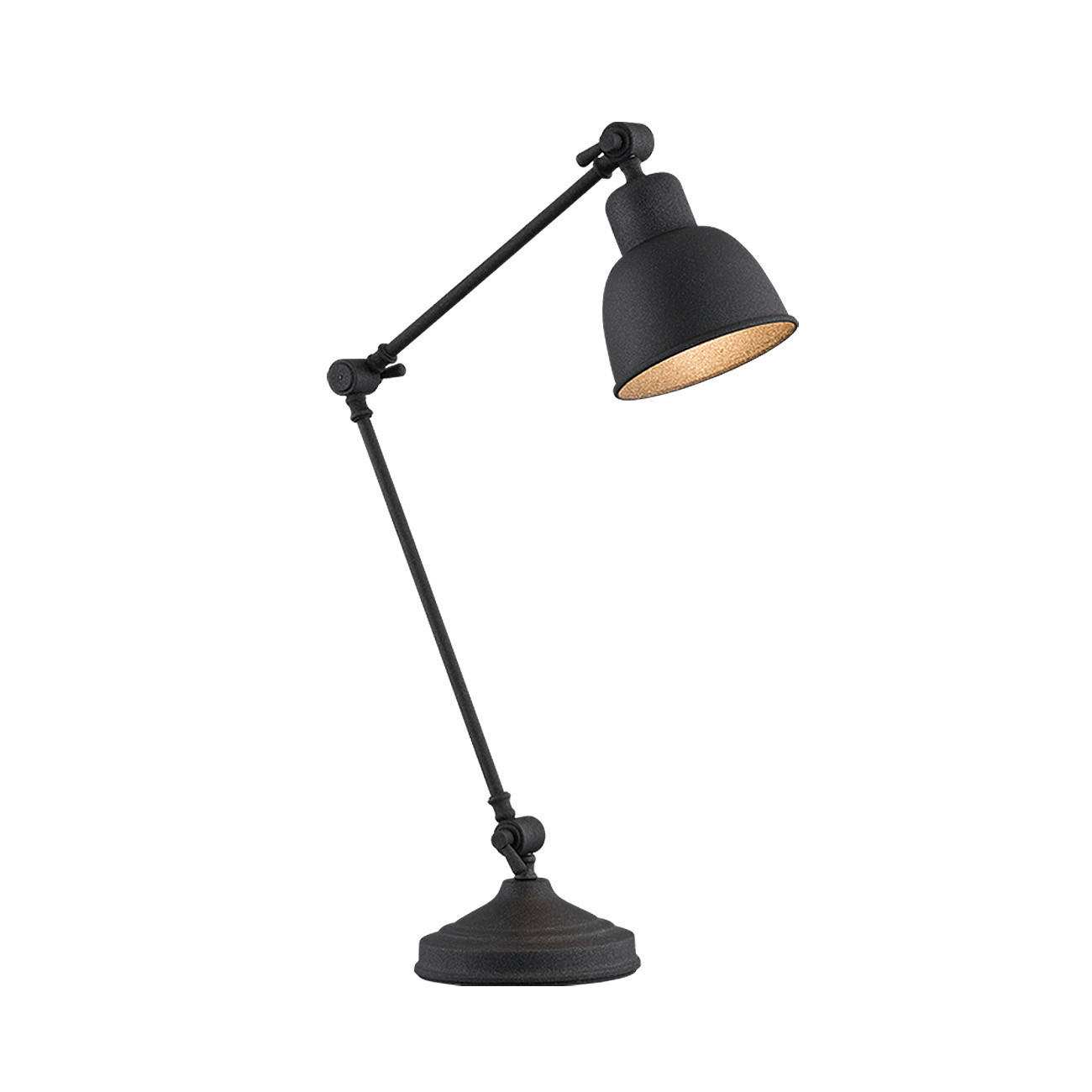 TISCHLEUCHTE 45/29/15 cm   - Schwarz, KONVENTIONELL, Metall (45/29/15cm)