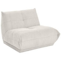 SOFAELEMENT in Cord Weiss  - Weiss, Trend, Textil (105/80/112cm) - Livetastic