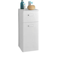 UNTERSCHRANK 30/72/33 cm   - Chromfarben/Weiß, KONVENTIONELL, Holzwerkstoff/Metall (30/72/33cm) - Xora