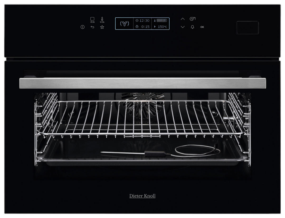 DAMPFBACKOFEN DKK78904BK  - Basics, Glas/Metall (59,5/45,5/56,7cm) - Dieter Knoll