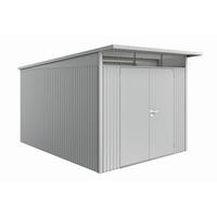 GERÄTEHAUS 260/222/380 cm  - Silberfarben, Basics, Metall (260/222/380cm) - Biohort