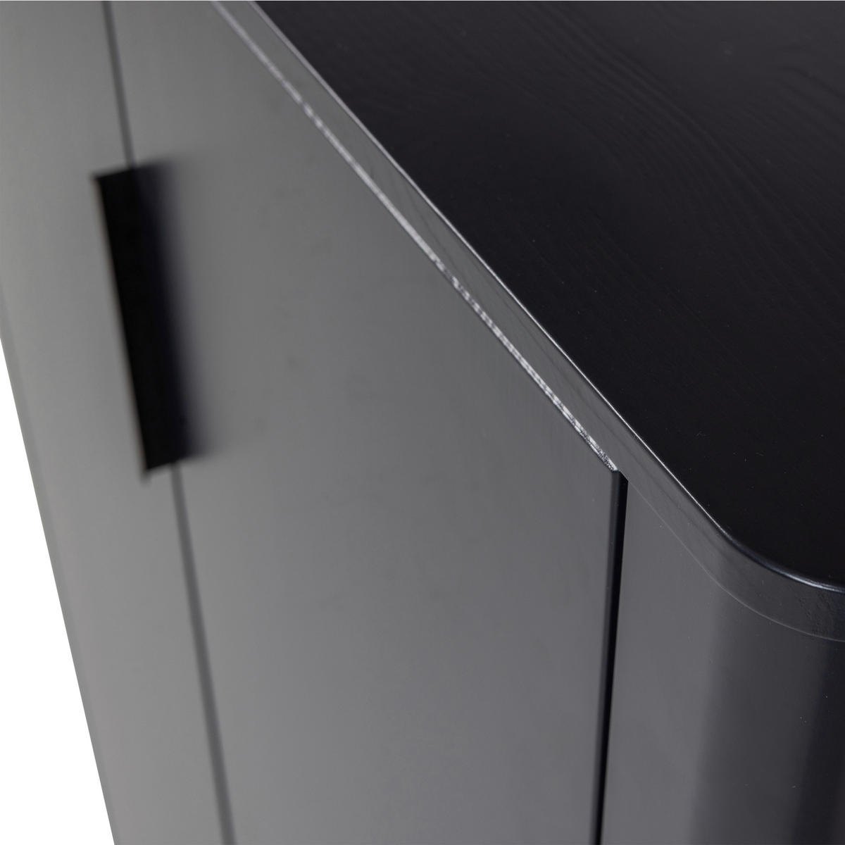 SCHUHSCHRANK Gunnar  in 85/135/39 cm  - Schwarz, Design, Holz/Metall (85/135/39cm) - Livetastic