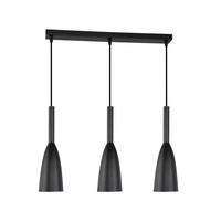 HÄNGELEUCHTE Solin 100/50/10 cm  - Schwarz, Design, Metall (100/50/10cm)