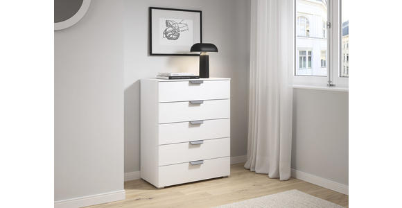 KOMMODE  in 80/100/43 cm  - Dunkelgrau/Weiß, Design, Holzwerkstoff/Metall (80/100/43cm) - Carryhome