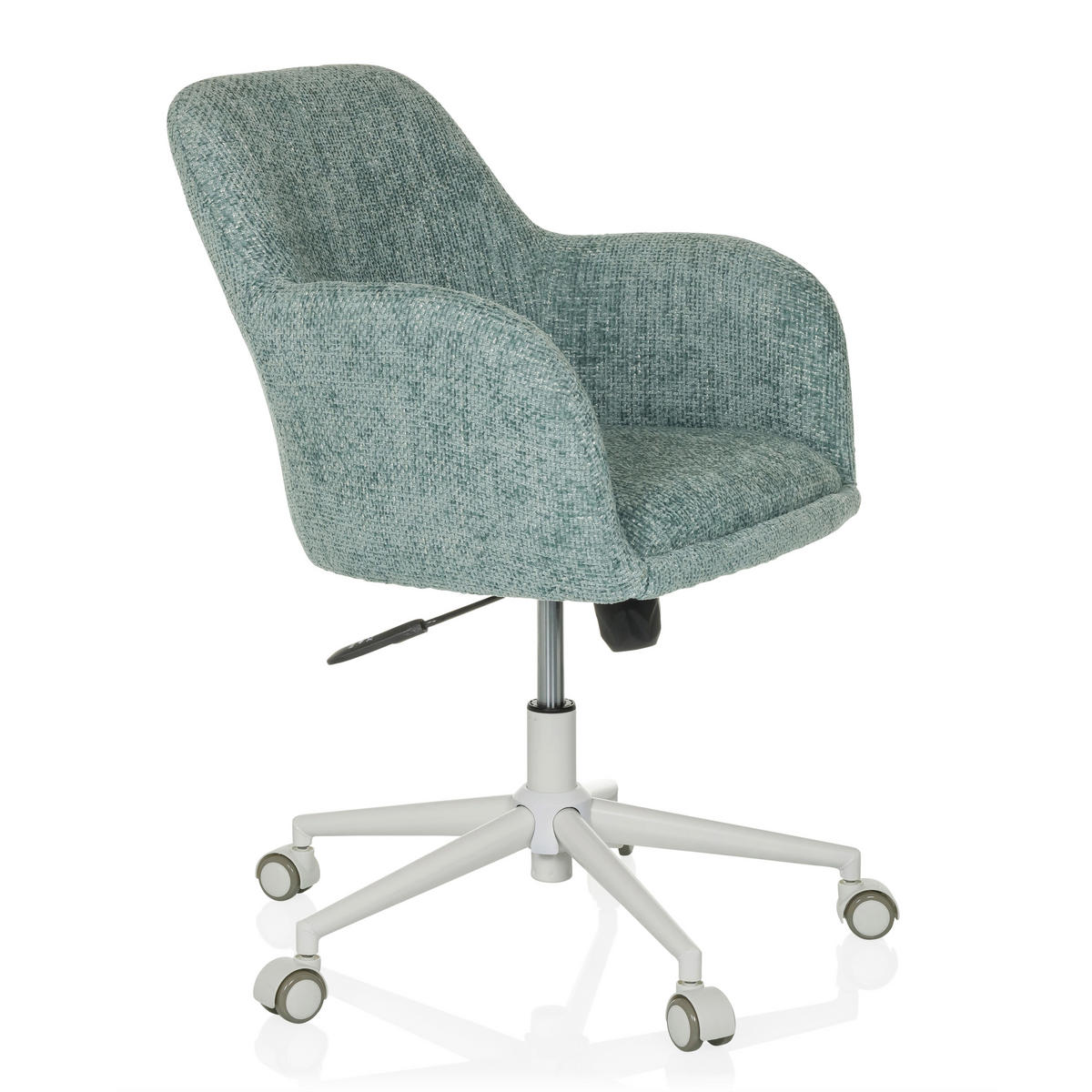 DREHSTUHL Mintgrau  - Mintgrau/Weiß, MODERN, Textil/Metall (58/78/60cm) - MID.YOU