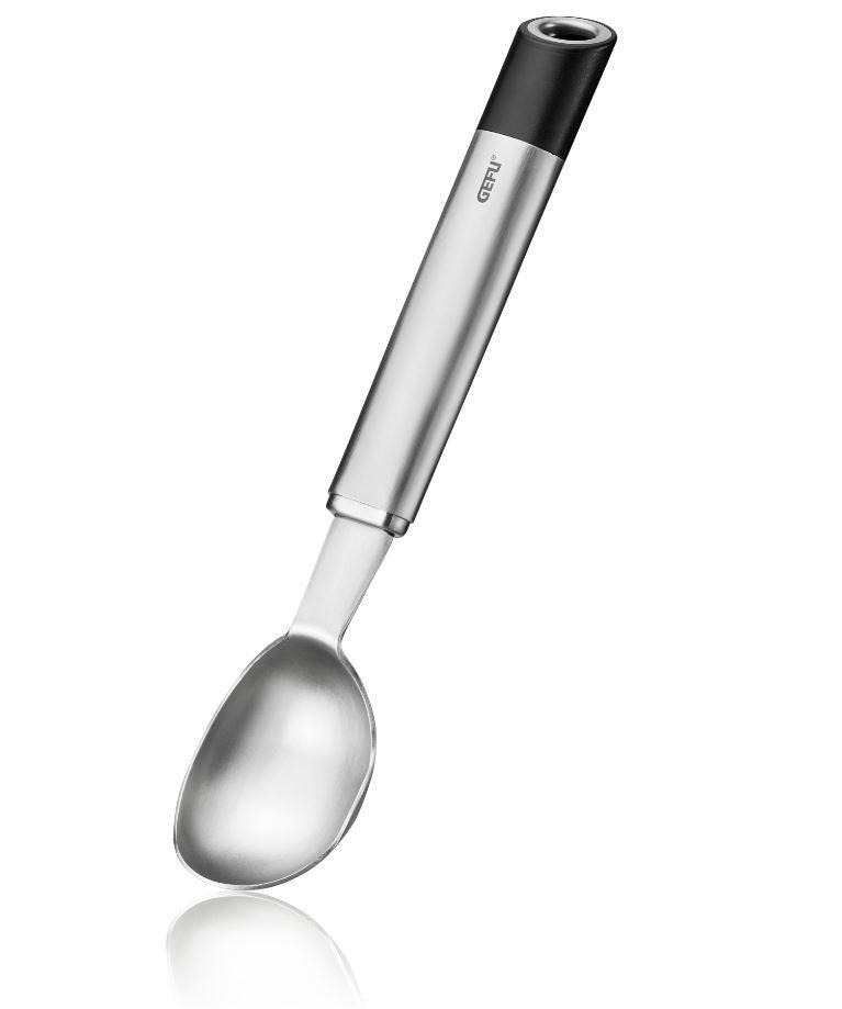 EISLÖFFEL - Edelstahlfarben/Schwarz, Basics, Kunststoff/Metall (20,2/4,2/2,8cm) - Gefu