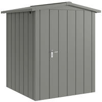 GERÄTEHAUS 189/219/181 cm  - Alufarben, Basics, Metall (189/219/181cm) - Hörmann