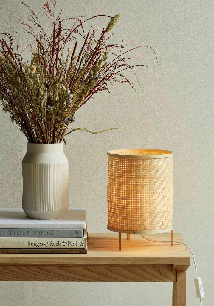 TISCHLEUCHTE TRINIDAD - Naturfarben, Natur, Naturmaterialien (19/25cm) - Nordlux