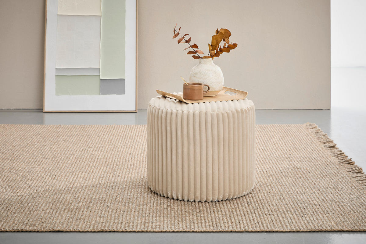 PALL i trä, textil cremefärgad  - cremefärgad, Design, trä/textil (49.5/41/49.5cm) - Xora