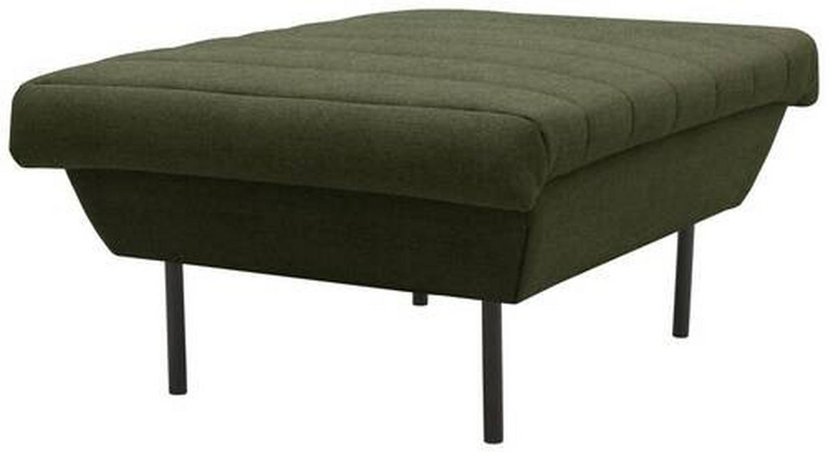 HOCKER Grün  - Schwarz/Grün, Design, Textil/Metall (70/45/70cm) - LOOKS by W.Joop