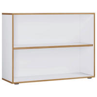 IRATTARTÓ POLC - fekete/méztölgy színű, Design, műanyag/faalapú anyag (100/74/33cm) - P & B